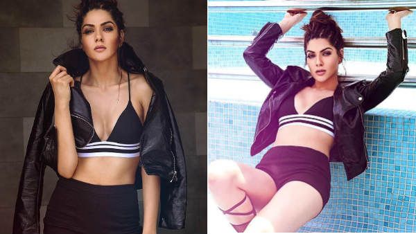 குட்டி டவுசரில் பக்காவாக போஸ்.. இருட்டு நடிகையின் ஹாட் பிக்ஸ்.. வாய்பிளந்த ரசிகர்கள் !