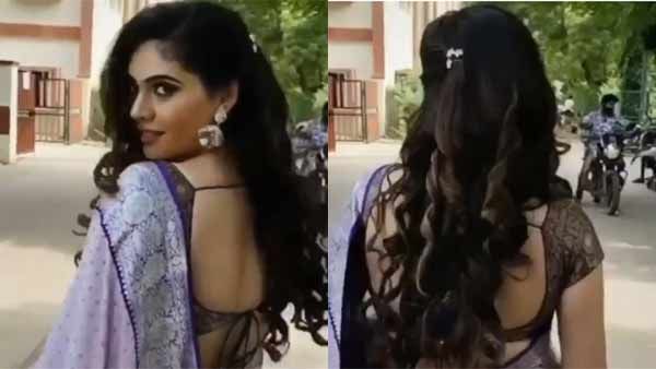 ஒய்யார நடைபோடும் அழகிய அசுரா ஷெரீன்...வைரலாகும் வீடியோ!