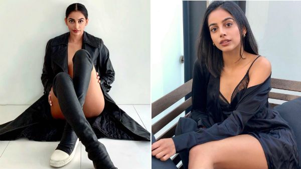 பேண்ட் போடாமல்.. தொடை தெரிய கிளாமர் போஸ்..ஆதித்ய வர்மா நடிகையின் அடாவடி பிக்ஸ் !