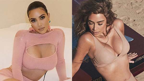 உள்ளாடை விளம்பரத்துக்கு இவ்வளவு பெரிய கட்-அவுட்டா.. கிம் கர்தாஷியனே ஆடிப் போய்ட்டாரே!