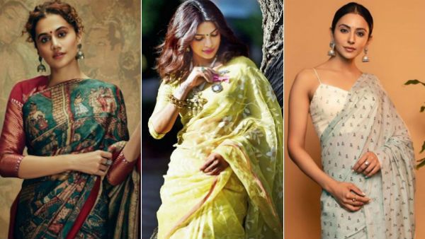 என்னதான் கிளாமரா டிரெஸ் பண்ணாலும்.. சேலை தான் பெண்களுக்கு அழகே.. டிரெண்டான #Vocal4Handmade