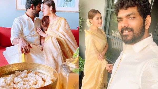 எப்ப கல்யாணச் சாப்பாடு? செம ரொமான்ஸ் லுக்கில் நயன்தாரா, விக்கி ஓணம் வாழ்த்து.. வைரலாகும் போட்டோஸ்!