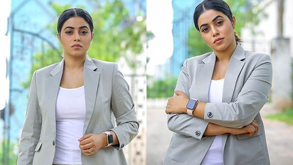 பிளேசரில் தாறுமாறு காட்டும் தமிழ் நடிகை.. வைரலாகும் புகைப்படங்கள் !