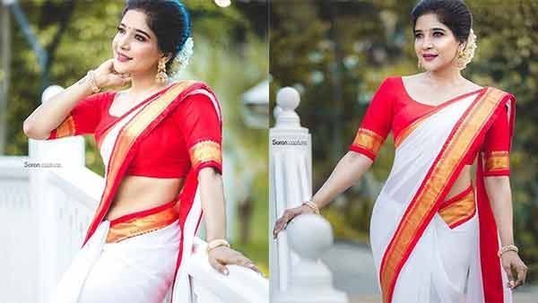 'எங்க கண்ணே பட்டிடும்..' அள்ளும் சேலையில் ஆச்சரிய லுக்.. பிக்பாஸ் நடிகையின் வேற லெவல் போட்டோஸ்!