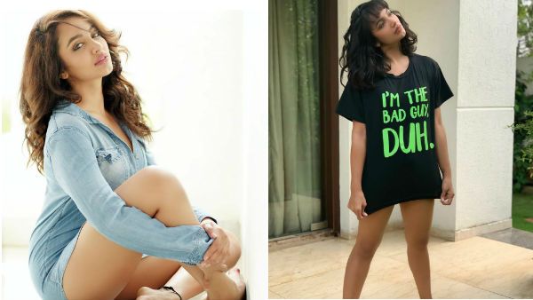 டி-ஷர்ட்டை இழுத்து பிடித்து நச்சுனு போஸ்.. இன்ஸ்டாகிராமில் அட்டகாசம் செய்யும் பிரபல நடிகை !