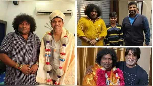 அங்கேயும் நடிக்கப் போகிறாரா..? கன்னட ஹீரோக்கள் சிவராஜ்குமார், துனியா விஜயை சந்தித்த யோகிபாபு!