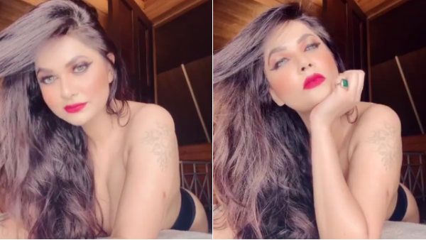 டாப்லெஸில் மிரட்டும் ஆன்ட்டி நடிகை.. பூனம் பாண்டேவுக்கே போட்டி என வாயை பிளக்கும் நெட்டிசன்ஸ்!