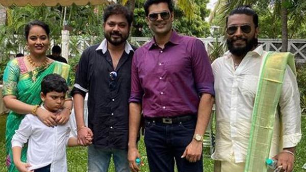 நம்ம 'ட்ரிகர்' சக்திக்கு இவ்ளோ பெரிய மகனா? ஆரவ் கல்யாணத்தில் அசத்தலாய் பங்கேற்பு.. வைரல் போட்டோ!