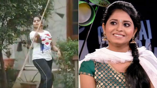 என்னம்மா வளைச்சு வளைச்சு சுத்துறாரு.. இது சும்மா ட்ரெயிலர்தானாம்.. மதுமிதாவின் புதிய அவதாரம்!