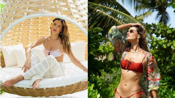 எக்கச்சக்க கிளாமரில் பிரபல ஹீரோயின்... ரணகள பிகினியில் அதகளம்.. வாயடைத்துப் போன ரசிகர்கள்!