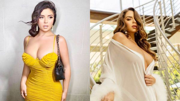 அப்படியே மாம்பழம் மாதிரியே இருக்கீங்க.. மஞ்சள் நிற கவுனில் தாராளம் காட்டும் பிரபல நடிகை!