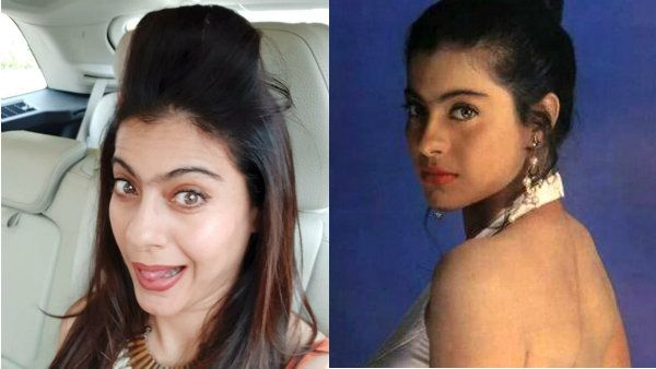 சங்கி மங்கி கொண்டையில்.. நாக்கை வெளியில் நீட்டி..கஜோலின் வித்தியாசமான பிக்ஸ் !