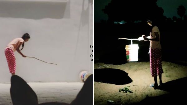 அசால்ட்டா பாம்பை பிடித்து விளையாடும் அருண் பாண்டியன் மகள்.. வைரலாகும் கீர்த்தி பாண்டியன் வீடியோ!