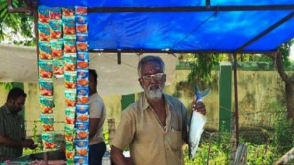 கொரோனாவால் முடங்கிய சினிமா தொழில்.. திண்டுக்கல்லில் தெரு தெருவாக மீன் விற்கும் ரஜினி பட நடிகர்!