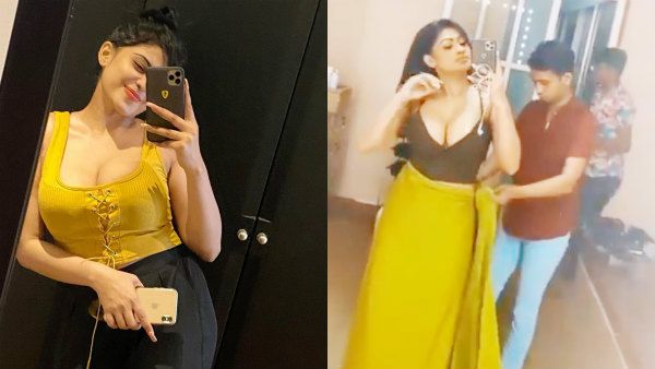 இப்படி நின்னா எப்படிம்மா அந்த பையன் சேலை கட்டி விடுவான்.. பொறாமையில் பொங்கும் ஃபேன்ஸ்!