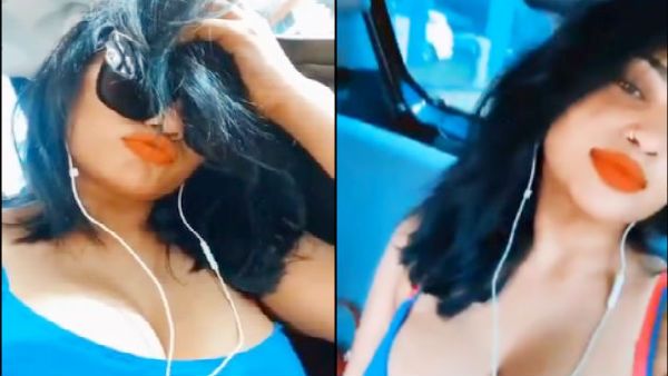 காரில் போகும் போதும் இவ்வளவு கவர்ச்சியா.. வீடியோ வெளியிட்ட இலங்கை நடிகை.. வியந்து போன ரசிகர்கள்!