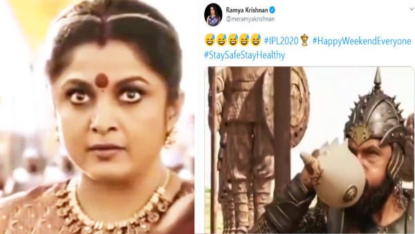 கட்டப்பா.. ஆரம்பமாகும் ஐபிஎல்.. சென்னை சூப்பர் கிங்ஸ்க்கு ஆதரவாக ரம்யா கிருஷ்ணன் போட்ட மாஸ் மீம்!