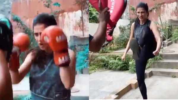 ப்பா.. வெறித்தனம்.. ஆள் உயரத்திற்கு காலைத் தூக்கும் ஸ்ருதி ஹாசன்.. என்ன மேட்டருன்னு பாருங்க!