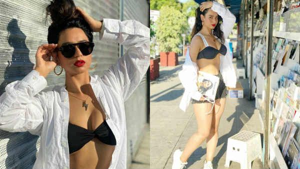 ப்ப்பா கண்ணு கூசுதுடா சாமி..அதீத கவர்ச்சி உடையில் தெருவில் சுற்றித் திரியும் பிரபல நடிகை!