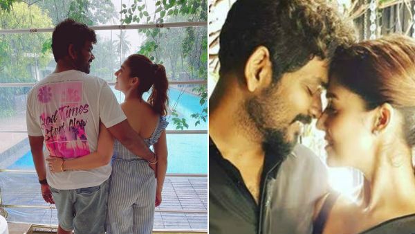 காதல் ரசம் சொட்ட சொட்ட.. இன்டர்நெட்டை தெறிக்கவிடும் விக்கி - நயன் ரொமான்டிக் போட்டோ!