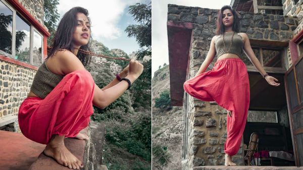 குந்த வைத்து உட்கார்ந்தவாறு அமலாபால் வெளியிட்ட வித்தியாசமான பிக்ஸ்!