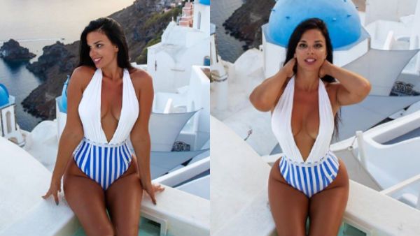 என்ன ஒரு டாப் வியூ.. ஓவர் ஹாட்னஸா இருக்கே.. இன்ஸ்டாவை திணறவிடும் பிரபல மாடல் அழகி!