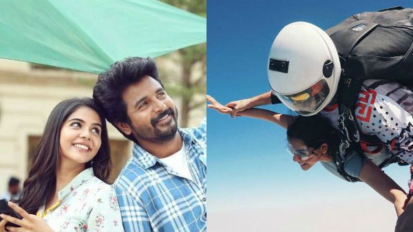 அந்தரத்தில் பறக்கும் சிவகார்த்திகேயன் பட நடிகை.. வியப்பில் ரசிகர்கள்!