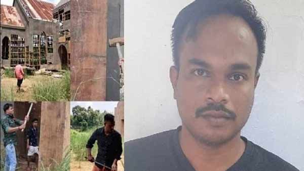 சினிமா ஷூட்டிங்கிற்காக போடப்பட்ட தேவாலய செட்.. அடித்து நொறுக்கிய இந்து அமைப்பு தலைவர் கைது!