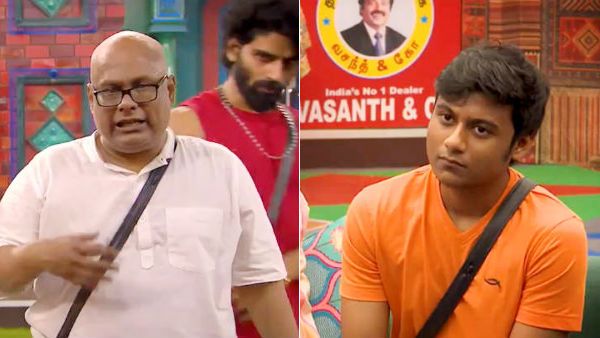 என்ன மொட்டை தாத்தா.. சுட்டிக் குழந்தை ஆஜீத் கூடலாம் சண்டை போடுறீங்க.. கொஞ்சம் கூட சரியில்லையே!