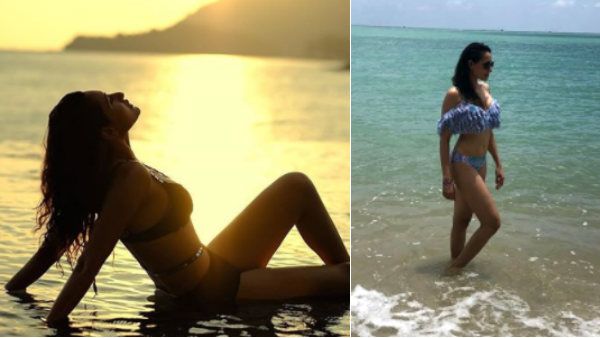 காத்துவாக்குல கடல் அலை வாக்.. பிகினியில் சுற்றும் பிரபல நடிகை.. குளோசப் கோரிக்கையில் ஃபேன்ஸ்!