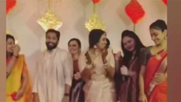 என்னா ஆட்டம்.. நடிகை திருமணத்தில் பிரபல ஹீரோயின்களின் கலக்கல் டான்ஸ்.. வைரலாகும் வீடியோ!