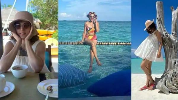 மாலத்தீவில் ஜாலி கொண்டாட்டம்.. ரணகள பிகினியில் டாப்ஸியின் அதகள போஸ்.. வைரலாகும் போட்டோஸ்!