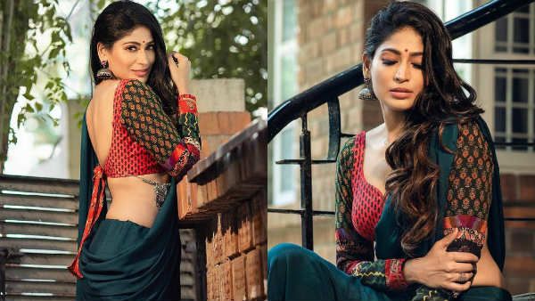 அம்மாடியோவ் .. சிறுத்த இடை தெரிய.. குடும்ப குத்துவிளக்கு நடிகையின் அட்ராசிட்டி !