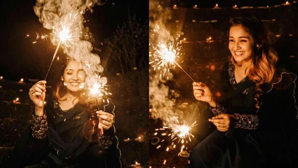 பட்டாசு வெடித்து பட்டையை கிளப்பும் குட்டி நயன்தாரா.. விட்டா நயனுக்கு தங்கச்சியா நடிப்பாங்க போல!