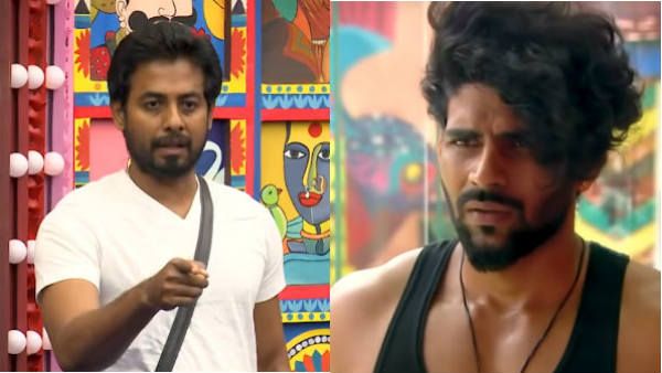 உச்சக்கட்ட வாக்குவாதம்.. ஆரியிடம் காலை நீட்டி.. செருப்பை கழட்டிய பாலாஜி.. கண்டிப்பாரா கமல்?