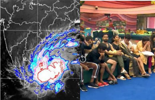 பிக் பாஸ் வீட்டை பதம் பார்த்த நிவர் புயல்.. வீட்டுக்கே போயிடுறோம் என அலறிய போட்டியாளர்கள்?