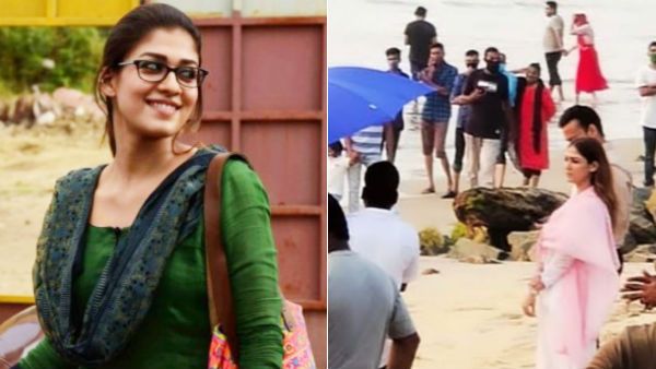 கொரோனாவுக்கு பிறகு படப்பிடிப்பில் பங்கேற்ற நடிகை நயன்தாரா.. வைரலாகும் கடற்கரை போட்டோஸ்!