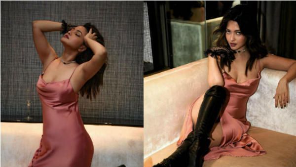 தலைகீழாக படுத்துக்கொண்டு ஒற்றைக் கண்ணால் லுக்கு.. பிரபல நடிகையின் வேறலெவல் பிக்ஸ்!