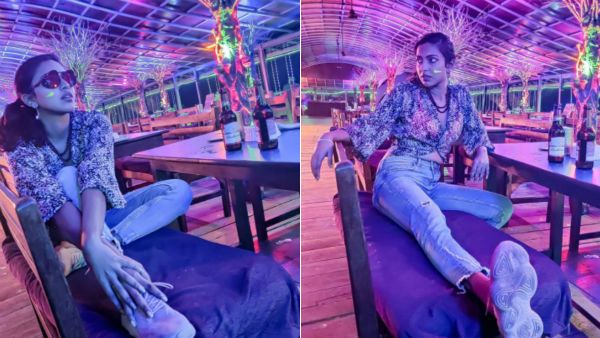 இது எந்த பார்ட்டி? இந்த பக்கம் பீரு.. அந்த பக்கம் யாரு..? அமர்க்கள லுக்கில் நம்ம அமலா பால்!