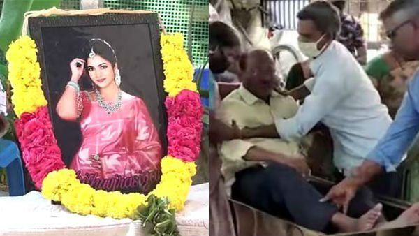 என் மகளை பாருங்க.. வந்தவர்களிடமெல்லாம் கண்ணீர் அஞ்சலி போஸ்டரை காட்டி கதறிய சித்துவின் அப்பா!