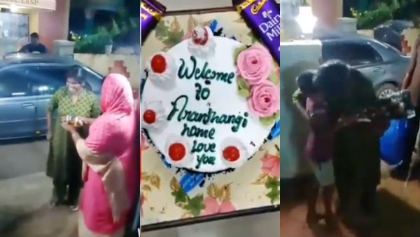 வீடு திரும்பிய நிஷாவை ஆரத்தி எடுத்து வரவேற்ற அம்மா.. கேக் வெட்டி கொண்டாடிய குடும்பம்!