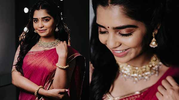 தாவணியில் கலக்கும் குட்டி ஜானு... மனதைப் பறிகொடுத்த ரசிகர்கள்!