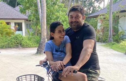 சைக்கிள் திருடர்கள்.. மகளுடன் சைக்கிளில் டபுள்ஸ் போகும் அரவிந்த் சுவாமி.. வைரலாகும் போட்டோ!