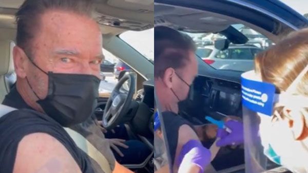 உயிர் வாழணும்னா என் கூட வாங்க.. கொரோனா தடுப்பூசி போட்ட பிறகு டெர்மினேட்டர் வசனம் பேசிய அர்னால்டு!