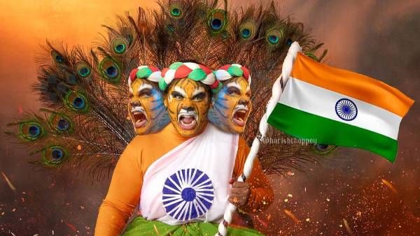 தொப்புள் கொடியை போலவே வலிமையானது தேசிய கொடி.. புலிப்பெண்ணாக மாறிய ’பிகில்’ பாண்டியம்மா!