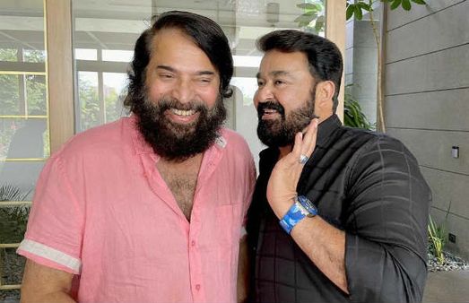 மோகன்லால் மம்முட்டி கேன்டிட் புகைப்படம் வைரல்!