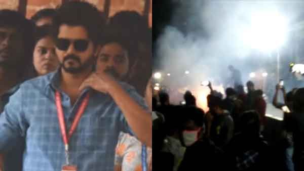 தெறிக்குது மாஸ்டர் FDFS.. போகி கொளுத்துறாங்களோ இல்லையோ.. தியேட்டரில் பக்காவா கொளுத்துறாங்க!