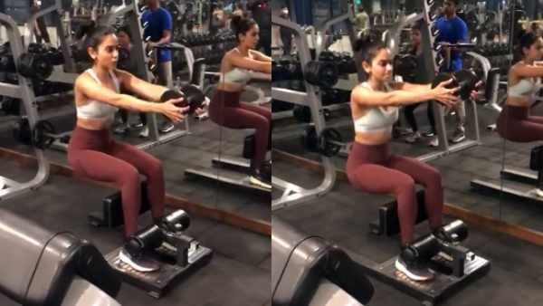 பின்னாடி என்னம்மா பேலன்ஸ் பண்றாங்க.. வேற லெவல் ஸ்குவாட் போடும் ரகுல் ப்ரீத் சிங்.. வைரல் வீடியோ!