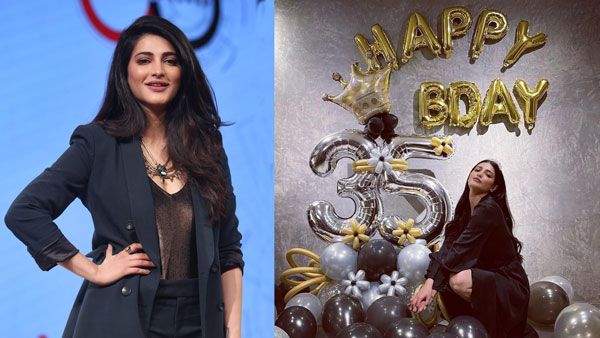 ஜெயின்ட் தேங்யூ.. 35வது பிறந்தநாளை கொண்டாடும் ஸ்ருதிஹாசன்.. ரசிகர்கள், பிரபலங்கள் வாழ்த்து!