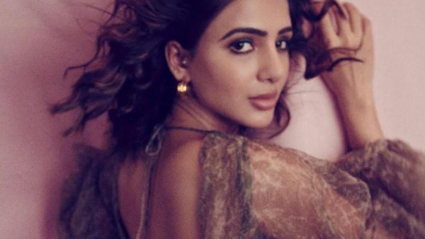 செவுத்துல பல்லி மாதிரி ஒட்டிக்கிட்டு சமந்தா கொடுத்த கலக்கலான கிறங்க வைக்கும் போஸ்!